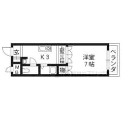 サンドール山口の物件間取画像